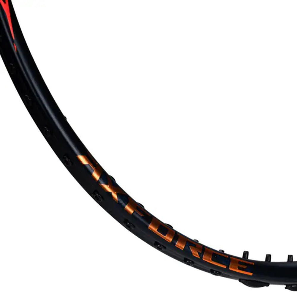 Li-Ning AXForce 90 Badminton Racket | Unstrung Professional Racquet for Power & Precision | Black/Gold/Orange | Ultra-Strong Carbon Fiber Frame - Best Price online Prokicksports.com