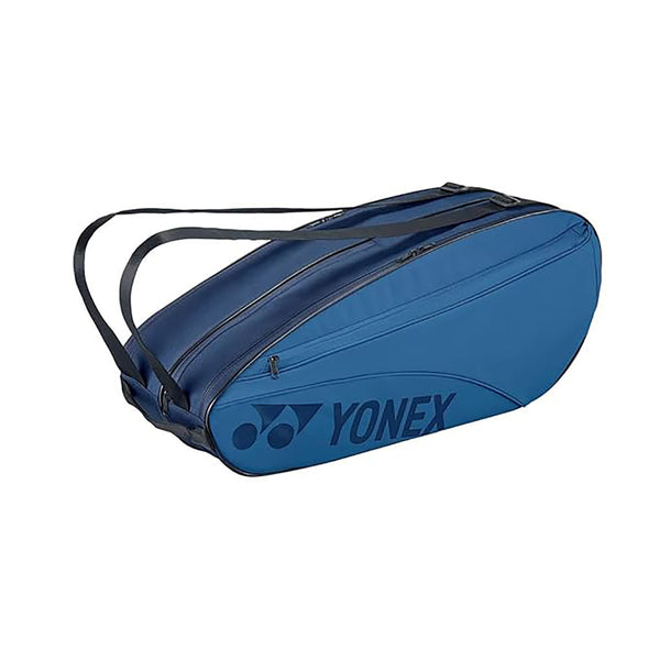 Yonex BA42326EX Team Racquet Bag – 6-Racquet Capacity, Dual Compartments, Shoe Pocket, Lightweight Design for Badminton & Tennis Players