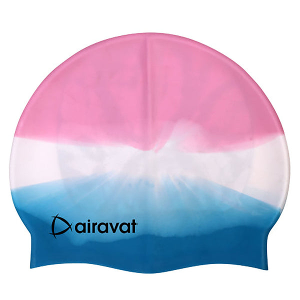 Airavat Basic Swimming Cap 001 | Comfortable, Waterproof & Stretchable | Unisex Swim Cap for Men, Women & Kids | Assorted Colors