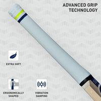 GM Prima 606 English Willow Cricket Bat – SH Mens | Grade 3 Willow, Face Profile | Mid to Low Sweet Spot, Sweeping Toe, Treble Spring Singapore Cane Handle - Best Price online Prokicksports.com