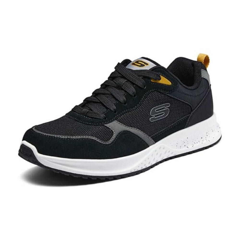 Skechers Men’s Fletch‑Alford Casual & Running Shoes – Suede/Mesh Upper, Air‑Cooled Memory Foam & Goga Mat Arch Support - Best Price online Prokicksports.com