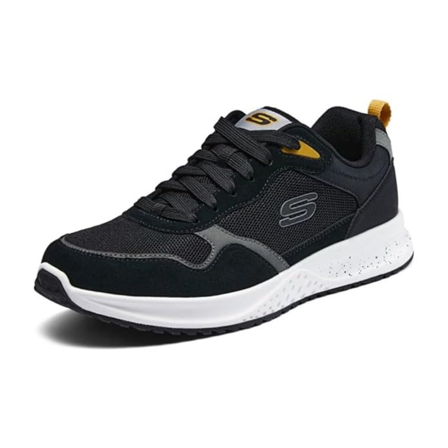 Skechers Men’s Fletch‑Alford Casual & Running Shoes – Suede/Mesh Upper, Air‑Cooled Memory Foam & Goga Mat Arch Support - Best Price online Prokicksports.com