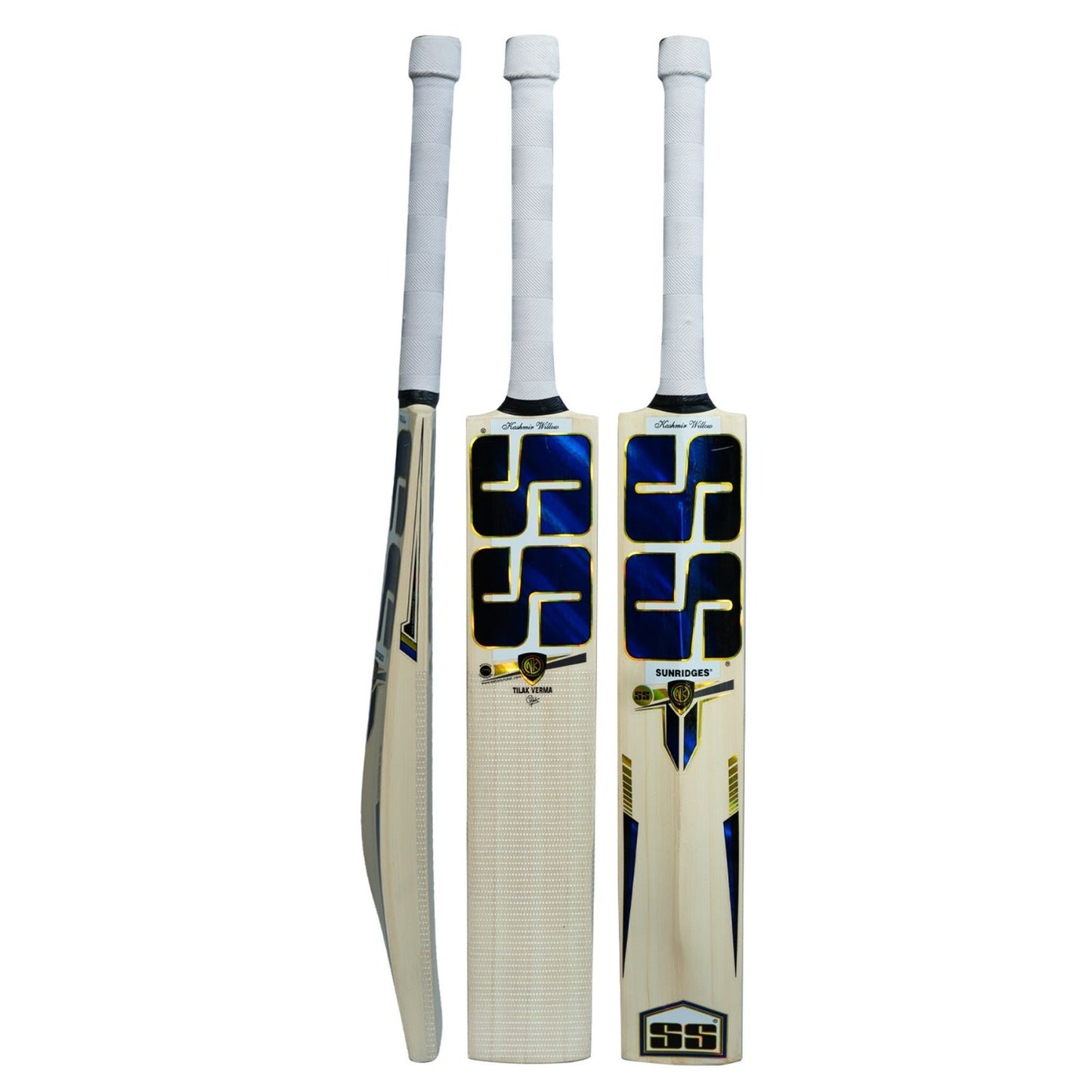 SS Tilak Verma NP Kashmir Willow Cricket Bat – Grade 1 Kashmir, Concave TON‑Style Edges, Full‑Cane Handle & Match‑Ready Cover (SH) - Best Price online Prokicksports.com