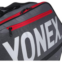 Yonex BA42126EX Team Racquet Bag, Grayish Pearl – 5 Rackets Capacity, Multiple Compartments, Adjustable Straps, Durable Polyester - Best Price online Prokicksports.com