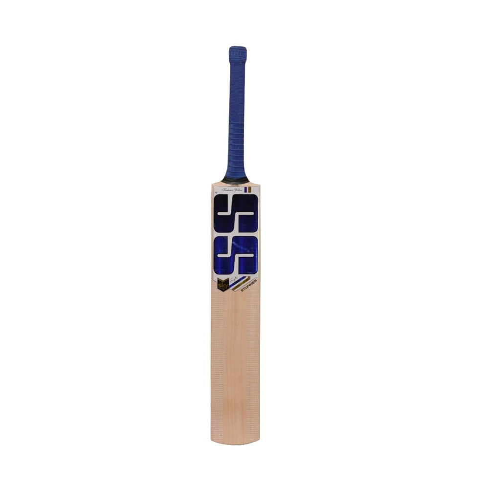 SS Sky Striker Kashmir Willow Cricket Bat – Size 4 | Grade 1 Willow, Concave Edges, Wide Sweet Spot & Includes Cover - Best Price online Prokicksports.com