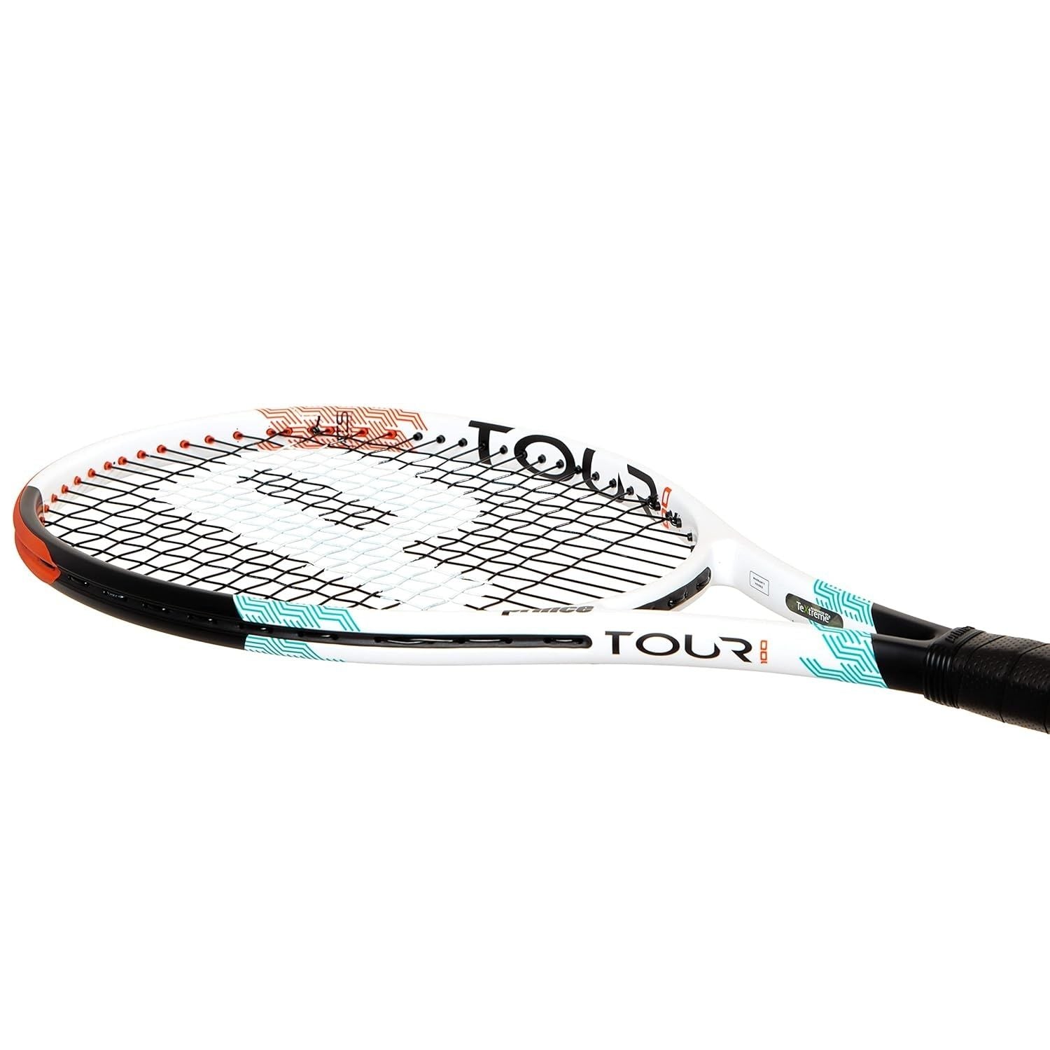 Prince ATS Textreme Tour 100 Unstrung Tennis Racquet (L2: 4 1/4) – 290 Grams | 100 sq.in Head, 16x18 Pattern, Textreme/Twaron/Graphite, ATS, Flexible Beam - Best Price online Prokicksports.com