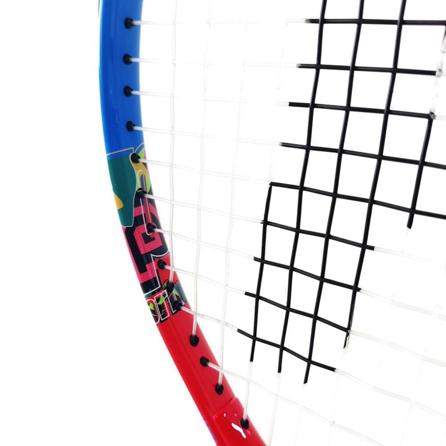 PRINCE 7T56W5050 Ace Face Junior 19 Strung Tennis Racquet – Blue/Red | 190 Grams, 19 inch Length, 82 sq.in. Head, 16x19 String Pattern | Lightweight for Young Beginners - Best Price online Prokicksports.com