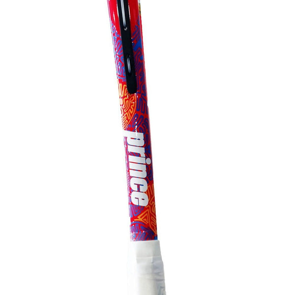PRINCE 7T56T5050 Ace Face Junior 25 Strung Tennis Racquet – Black/Red | 237 Grams, 25 inch Length, 16x19 String Pattern | Lightweight Junior Tennis Racket for Beginners