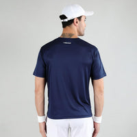 HEAD HCD Model Men's Round Neck T-Shirt – 100% Polyester | Moisture-Wicking, Lightweight Crew Neck, Athletic Fit - Best Price online Prokicksports.com