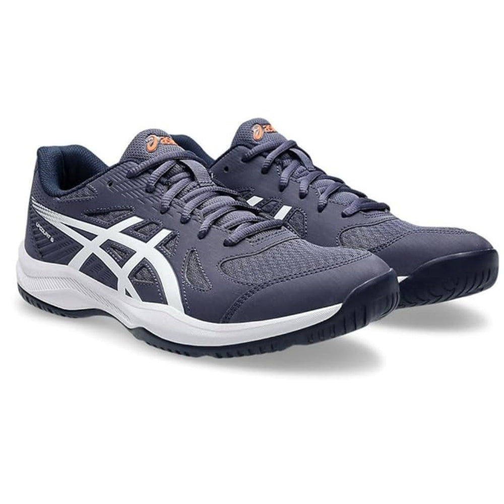 ASICS Upcourt 6 Men’s Badminton Shoes – Lightweight Indoor Court Footwear with Mesh Upper, EVA Cushioning & Non-Marking Rubber Sole for Grip and Comfort