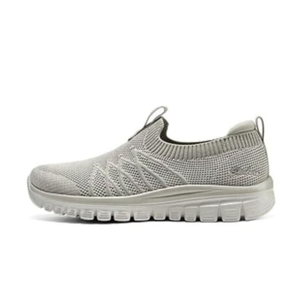 Skechers Graceful – Good Vibe Women’s Slip-On Running Shoe Stretch-Fit Mesh Upper | Memory Foam Comfort | Lightweight & Machine Washable Vegan Sneaker