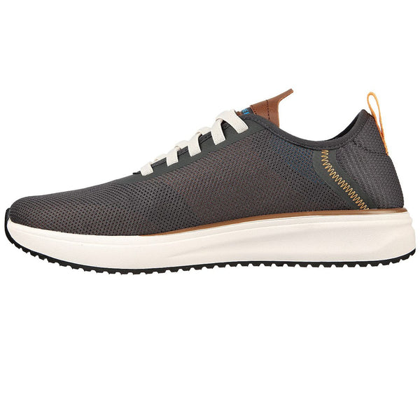 Skechers Crowder‑Destino Men’s Slip‑On Running/Casual Sneaker – Relaxed Fit with Goga Mat Arch & Air‑Cooled Memory Foam
