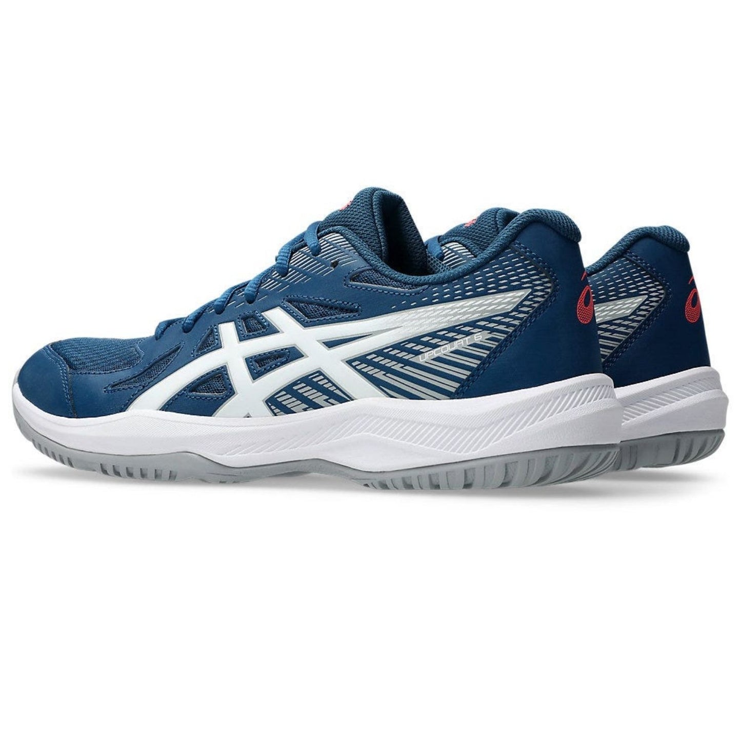 ASICS Upcourt 6 Men’s Badminton Shoes – Lightweight Indoor Court Footwear with Mesh Upper, EVA Cushioning & Non-Marking Rubber Sole for Grip and Comfort
