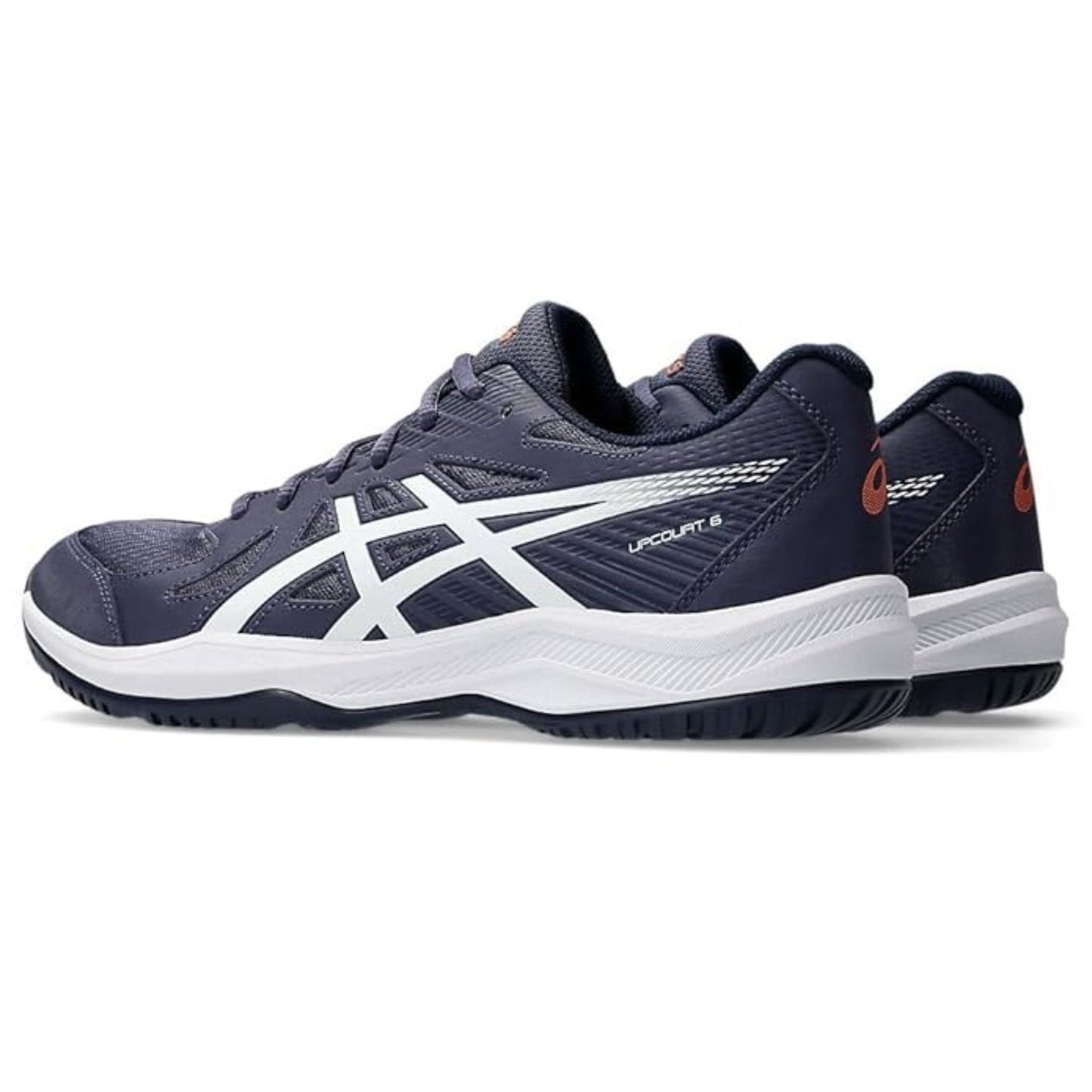 ASICS Upcourt 6 Men’s Badminton Indoor Court Shoes – Lightweight Mesh Upper, EVA Cushioning & Non‑Marking Rubber Grip