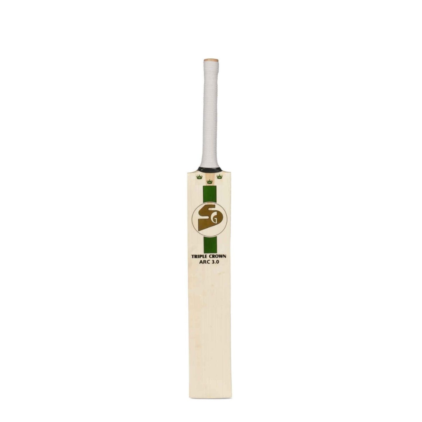 SG Triple Crown Arc 3.0 English Willow Cricket Bat – SH, Grade 3 Willow, Lightweight with Thick Edges, Ideal for Leather Ball Practice & Club Matches - Best Price online Prokicksports.com