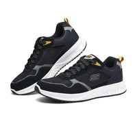 Skechers Men’s Fletch‑Alford Casual & Running Shoes – Suede/Mesh Upper, Air‑Cooled Memory Foam & Goga Mat Arch Support - Best Price online Prokicksports.com