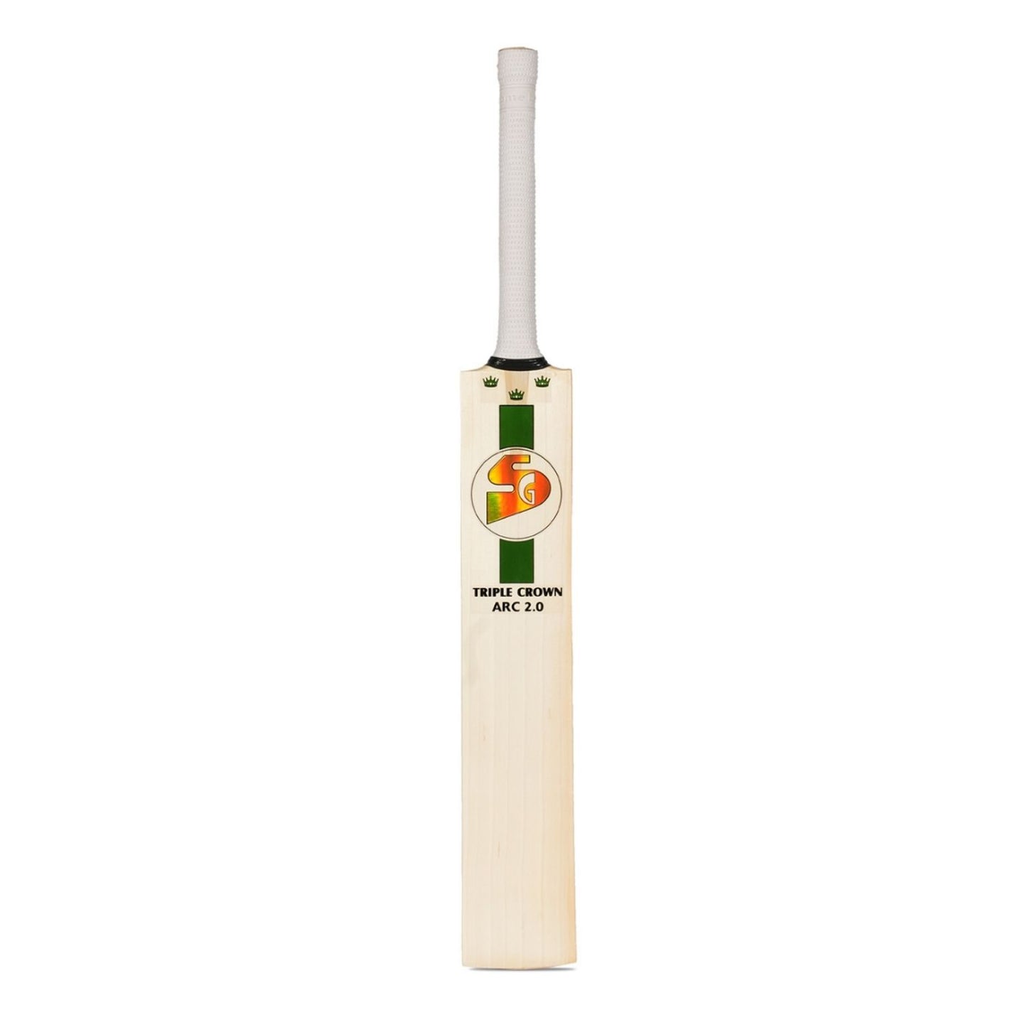 SG Triple Crown Arc 2.0 English Willow Cricket Bat – SH, Grade 2 Willow, Mid to Low Profile Blade for Powerful Stroke Play, Ideal for Leather Ball Cricket - Best Price online Prokicksports.com