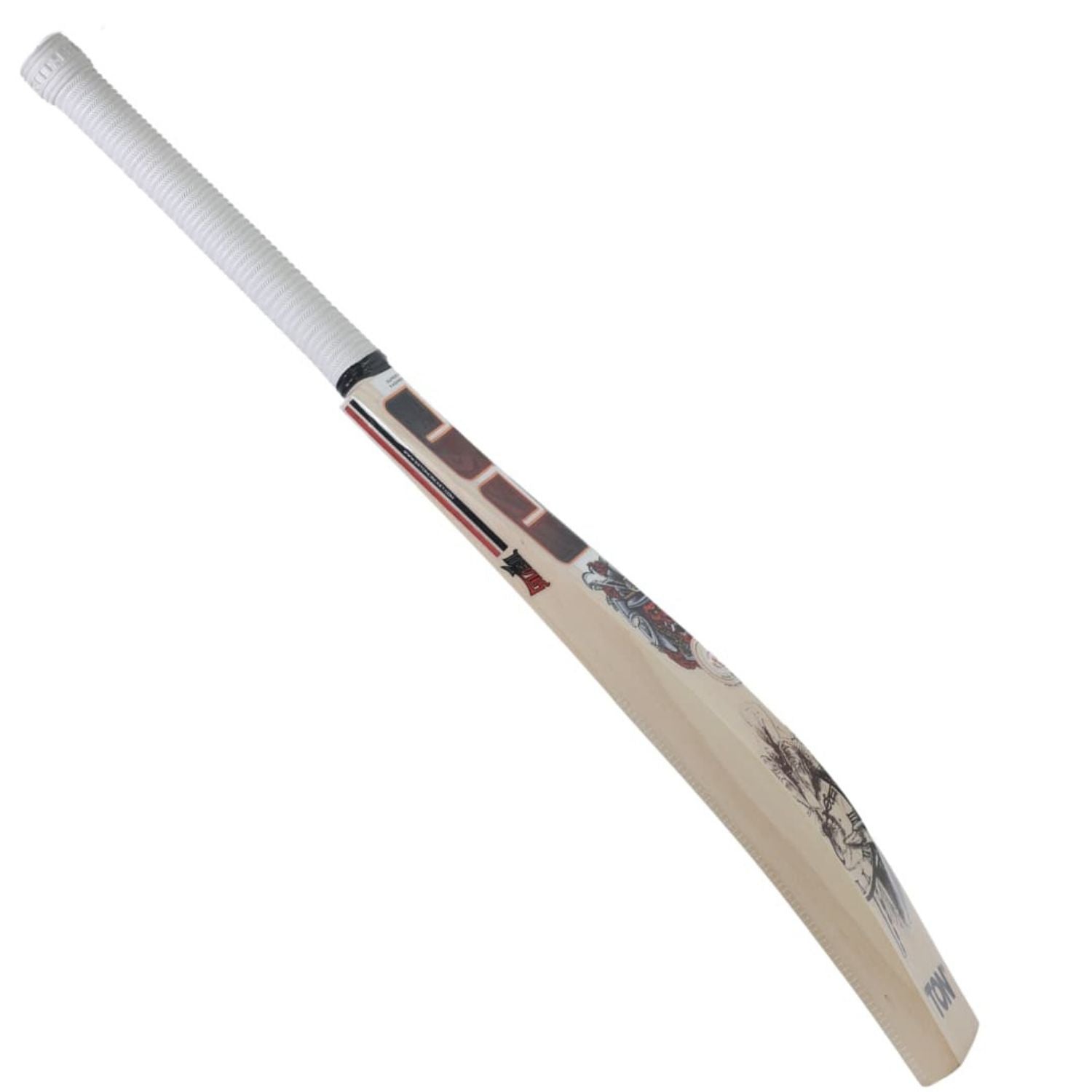 SS Devils Super Six Premium Kashmir-Willow Cricket Bat – Grade 2 Kashmir, Massive Concave TON Edges, Mid Sweet Spot & Includes Cover (Short Handle) - Best Price online Prokicksports.com