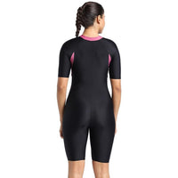 Speedo Women’s Endurance 10 Panel Kneesuit – Zip Front | Chlorine‑Resistant, UPF 40+, Zip Closure & Streamlined Fit for Swim Training - Best Price online Prokicksports.com