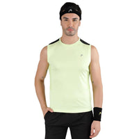 HEAD HMS‑508 Men’s Sleeveless Sports Sando – Lightweight Interlock Polyester with Ventilated Mesh Panels (Sea Green) - Best Price online Prokicksports.com