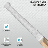 GM Kryos 606 English Willow Cricket Bat – SH Mens | Grade 3 Willow, Full Profile, PowerArc Bow, F4.5 Face | Mid-Low Sweet Spot, Sweeping Toe, Treble Spring Cane Handle - Best Price online Prokicksports.com
