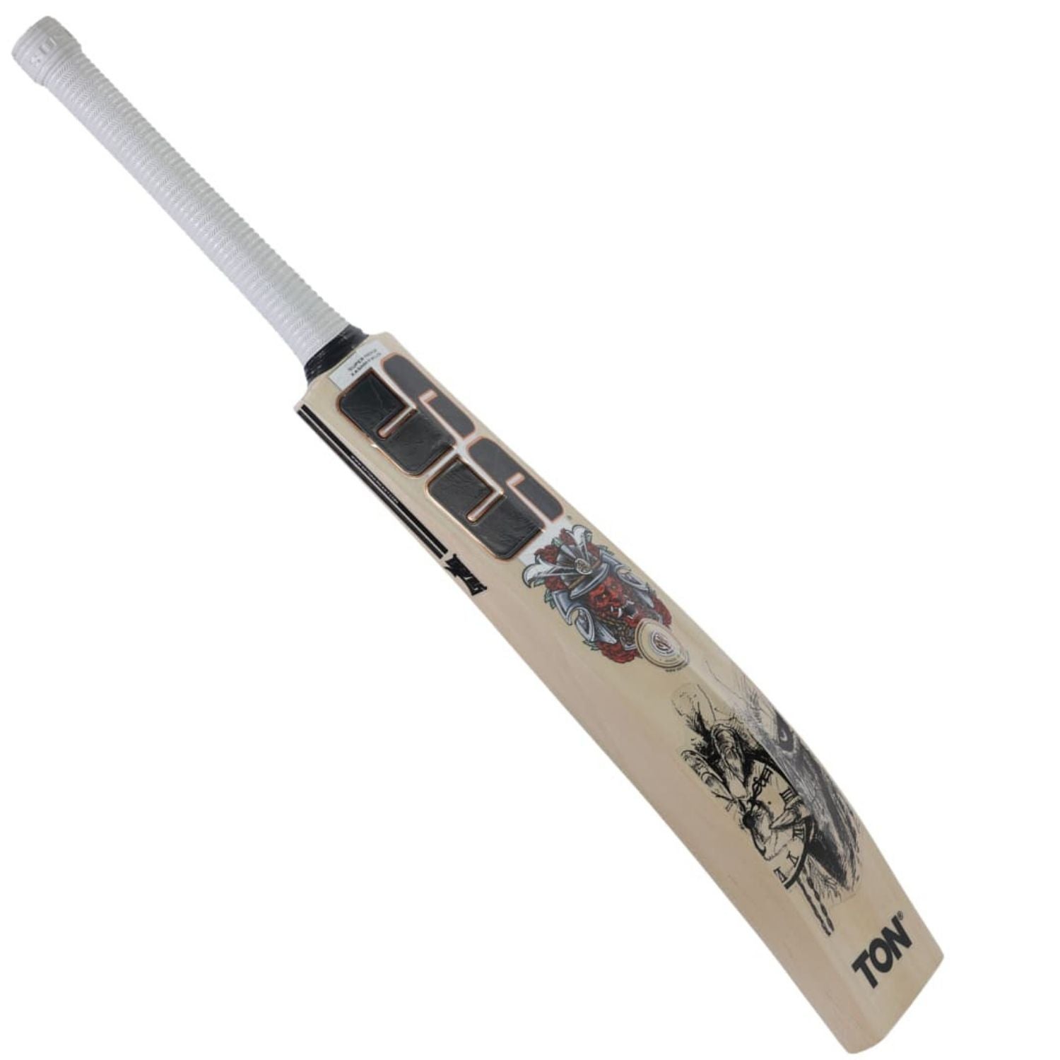 SS Devils Super Six Premium Kashmir-Willow Cricket Bat – Grade 2 Kashmir, Massive Concave TON Edges, Mid Sweet Spot & Includes Cover (Short Handle) - Best Price online Prokicksports.com
