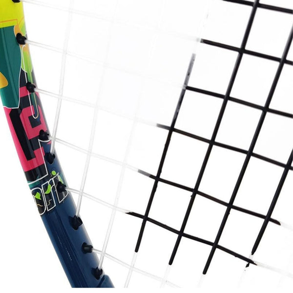 PRINCE TT56U5050 Ace Face Junior 23 Strung Tennis Racquet – Yellow/Blue | 217 Grams, 23 inch Length, 16x19 String Pattern