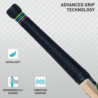 GM Hypa 606 English Willow Cricket Bat – SH Mens | Grade 3 Willow, Powerarc Bow, F4.5 Face Profile, L555 Blade, Hypa Grip | Balanced Power, Massive Edges - Best Price online Prokicksports.com