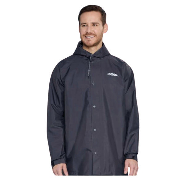 Zeel ZE101 Men’s Waterproof Rain Suit Jacket + Pant Set Heavy‑Duty PVC-Coated Polyester with Fully Sealed Seams & Adjustable Hood