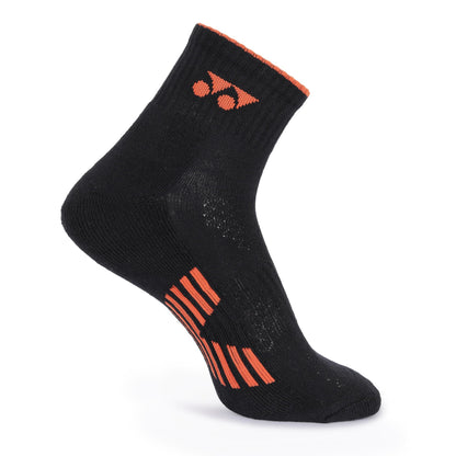 Yonex 2575SX1 TruDry Quarter Length Performance Sports Socks (1 Pair) | Breathable Moisture-Wicking Cotton Cushion Socks