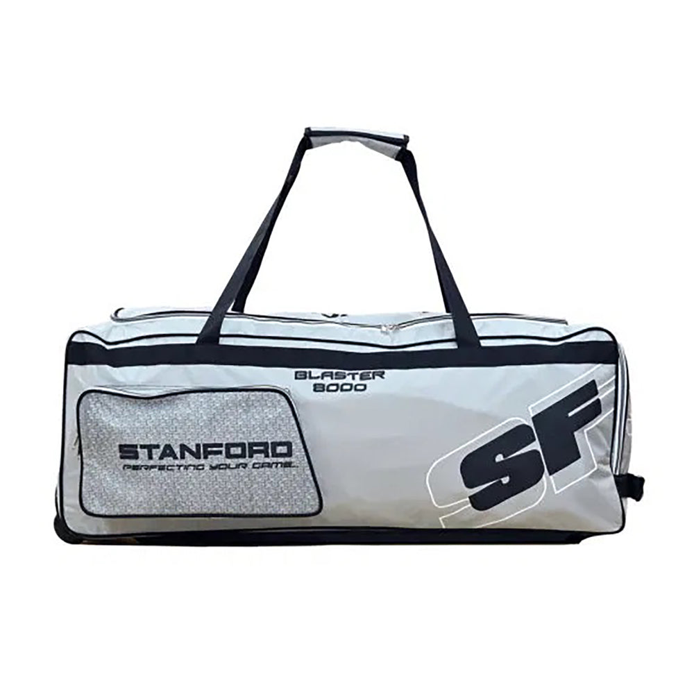 SF Blaster 8000 Cricket Wheelie Kit Bag with 109L Capacity – Spacious, Durable Cricket Bag with Wheels for Players and Professionals