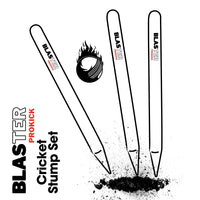 Prokick Blaster Wooden Cricket Stump Set (Pack of 3 Stumps/2 Bails) - Best Price online Prokicksports.com