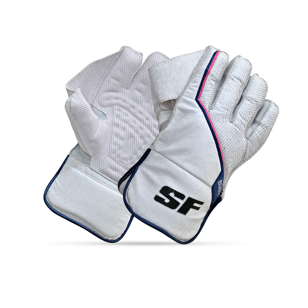 SF Blaster Wicket Keeping Gloves – Men’s, Youth & Boys | Durable Leather Palm | Superior Grip & Protection