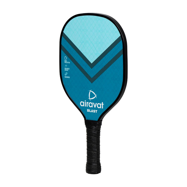 Airavat Blast 7406 Pickleball Paddle Set – 13mm | 2 Paddles + 2 Balls + Carry Bag | USAPA Approved | Lightweight Power & Control | Premium Grip | Tournament Ready (Yellow, Blue)