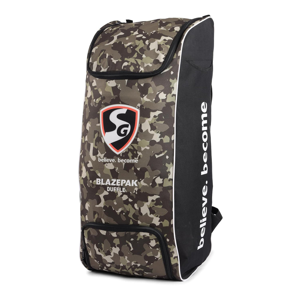SG Blazepak Duffle Cricket Kitbag – Spacious Lightweight Backpack-Style Kit Bag with Multiple Compartments for Bats, Gear, and Accessories - Best Price online Prokicksports.com
