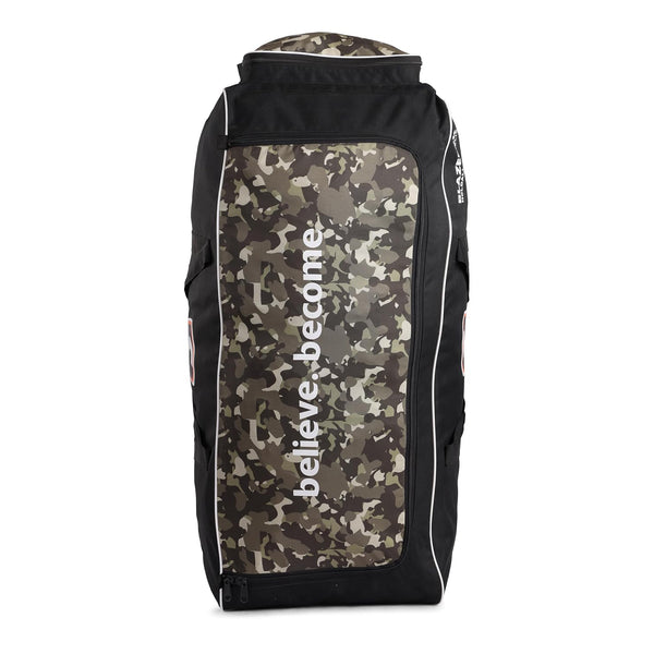 SG Blazepak Holdall Wheelie Cricket Kit Bag – Spacious Wheeled Kit Bag with Heavy-Duty Base, Bat Compartment, and Easy Mobility for Cricketers