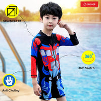 Airavat 1513 Kids Swimming Costume – Comfortable One-Piece Swimwear for Boys & Girls, Stretchable Fabric, Pool Training & Water Activities Use - Best Price online Prokicksports.com