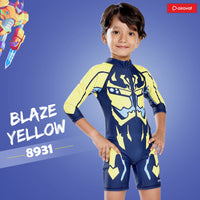 Airavat 1513 Kids Swimming Costume – Comfortable One-Piece Swimwear for Boys & Girls, Stretchable Fabric, Pool Training & Water Activities Use