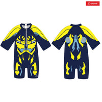 Airavat 1513 Kids Swimming Costume – Comfortable One-Piece Swimwear for Boys & Girls, Stretchable Fabric, Pool Training & Water Activities Use