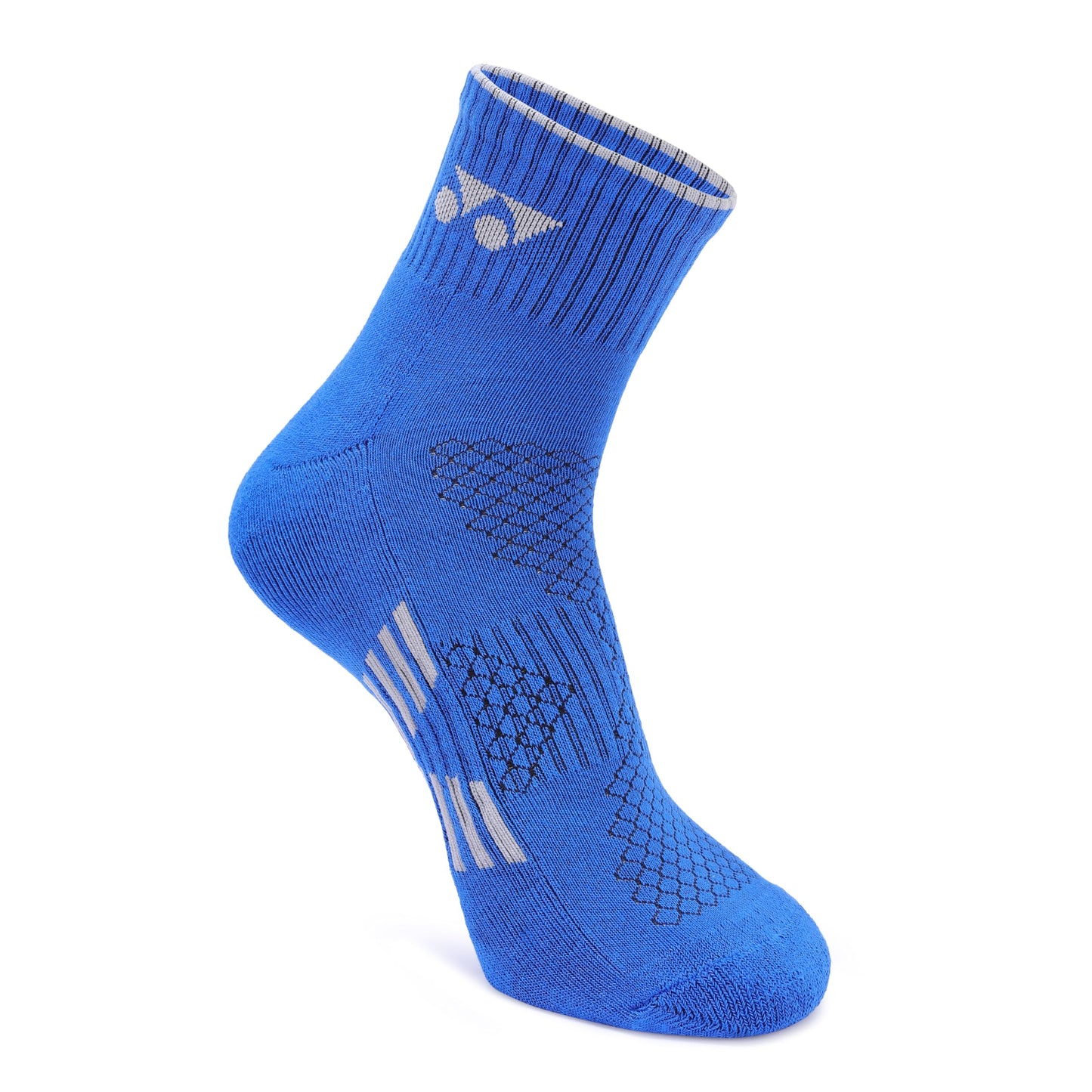 Yonex 2575SX1 TruDry Quarter Length Performance Sports Socks (1 Pair) | Breathable Moisture-Wicking Cotton Cushion Socks