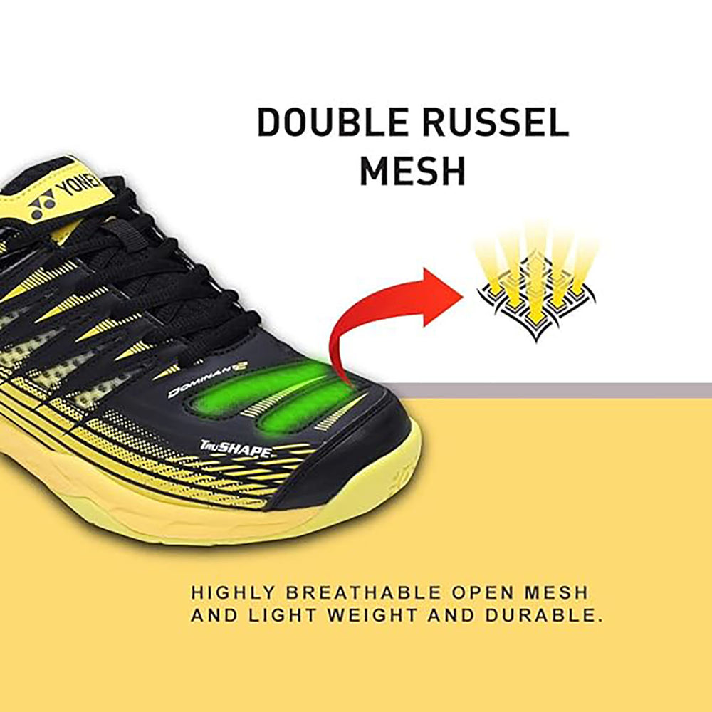Yonex Tour Dominant 2 Men’s Badminton Shoes – Lightweight, Non-Marking, Shock Absorbing Sole with Superior Grip for Indoor Court Performance - Best Price online Prokicksports.com