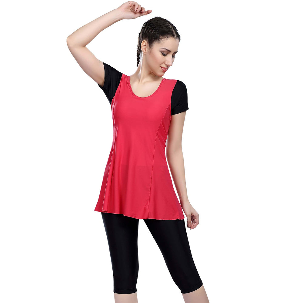 Airavat Brigid 5008 Women’s Swimming Frocksuit – Modest Full-Cover Swimwear with Skirt Design for Pool, Beach, Water Sports & Training Use