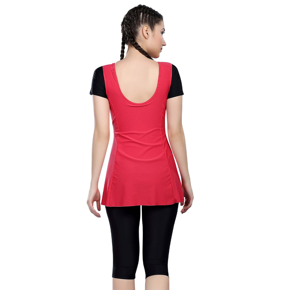 Airavat Brigid 5008 Women’s Swimming Frocksuit – Modest Full-Cover Swimwear with Skirt Design for Pool, Beach, Water Sports & Training Use - Best Price online Prokicksports.com