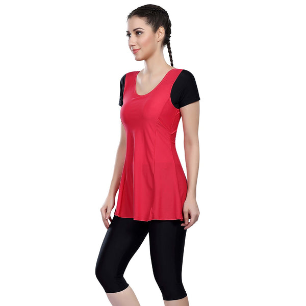 Airavat Brigid 5008 Women’s Swimming Frocksuit – Modest Full-Cover Swimwear with Skirt Design for Pool, Beach, Water Sports & Training Use