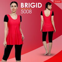 Airavat Brigid 5008 Women’s Swimming Frocksuit – Modest Full-Cover Swimwear with Skirt Design for Pool, Beach, Water Sports & Training Use - Best Price online Prokicksports.com