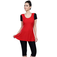 Airavat Brigid 5008 Women’s Swimming Frocksuit – Modest Full-Cover Swimwear with Skirt Design for Pool, Beach, Water Sports & Training Use - Best Price online Prokicksports.com