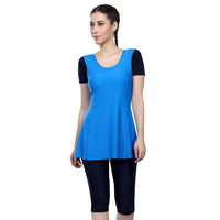 Airavat Brigid 5008 Women’s Swimming Frocksuit – Modest Full-Cover Swimwear with Skirt Design for Pool, Beach, Water Sports & Training Use