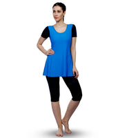 Airavat Brigid 5008 Women’s Swimming Frocksuit – Modest Full-Cover Swimwear with Skirt Design for Pool, Beach, Water Sports & Training Use