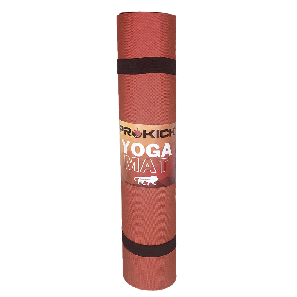 Prokick Anti Skid EVA Yoga mat with Strap, 4MM - Best Price online Prokicksports.com