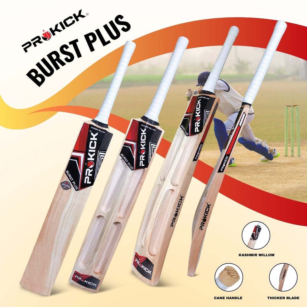 Prokick Burst Plus Kashmir Willow Scoop Cricket Tennis Ball Bat